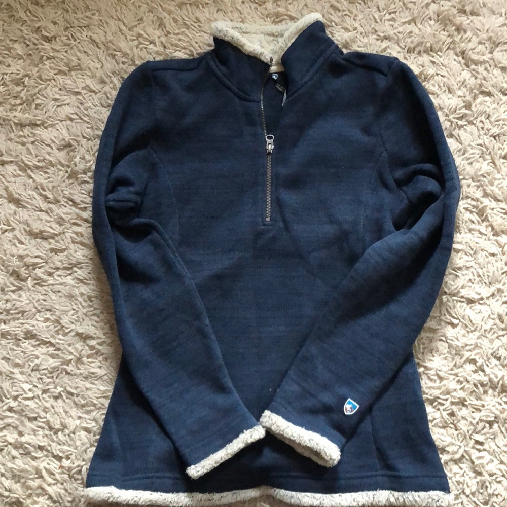 Kuhl Quarter Zip Dark Blue Pull Over